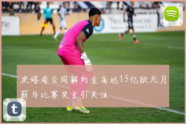皮塔奇合同解约金高达15亿欧元月薪与比赛奖金引关注